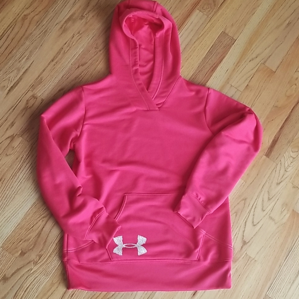 Under Armour Women's Pink Hoodie (L)